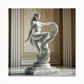 Statue Of Venus 2 Canvas Print
