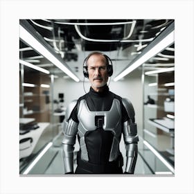 Futuristic Man 180 Canvas Print