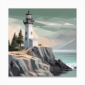 Lighthouse Landscape Canvas Print