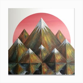 Mountain Ranges Canvas Print