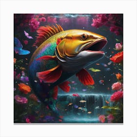 Fish In The Water Canvas Print
