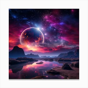 Nebula In Space Canvas Print