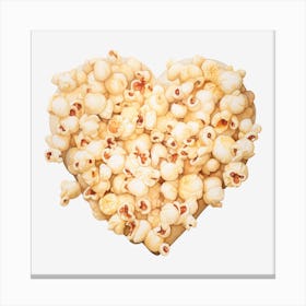 Heart Of Popcorn 12 Canvas Print