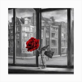 Amsterdam Rose Canvas Print