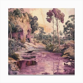 'Purple River' Canvas Print