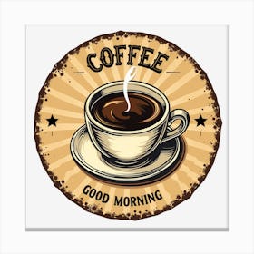 Coffee Good Morning Canvas Print