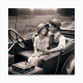 Dating Automotive Style-1928 ~Reimagined 10 Canvas Print