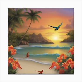 A Captivating Scene Inspired Diane 3 Canvas Print