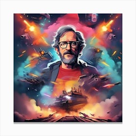 Poster For The Movie Star Wars Canvas Print