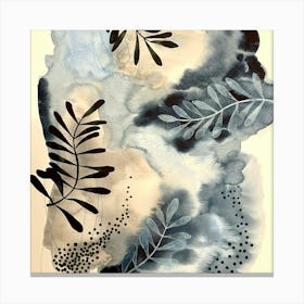 Blue Botanicals Canvas Print