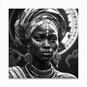 African Woman Canvas Print