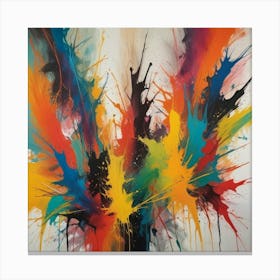 Splatters 8 Canvas Print