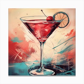 Martini 12 Canvas Print