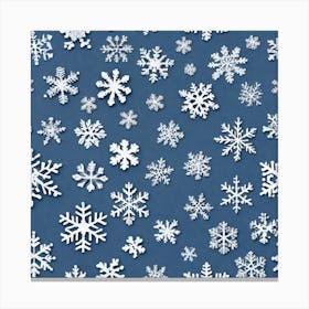 Snowflakes 7 Canvas Print