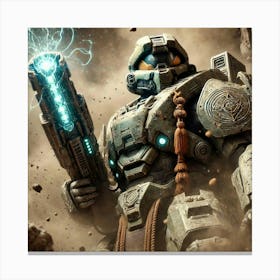 Earthguard Sentinel Close Up Canvas Print