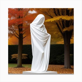 White Cloak Canvas Print