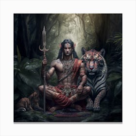 Protectors of the forest Canvas Print