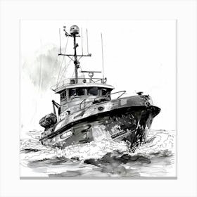 Tug Boat Canvas Print