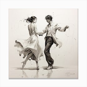 Dancers 10 Canvas Print