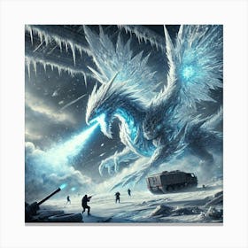 A Futuristic Sci Fi Depiction Of Cryonix, The Fros Canvas Print