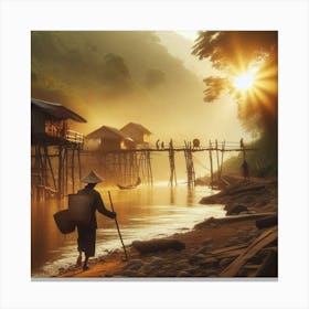 A Warm Morning Canvas Print