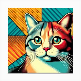 Pop Cat 7 Canvas Print