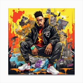 hip hop Canvas Print