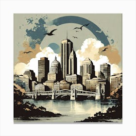 Cityscape 4 Canvas Print