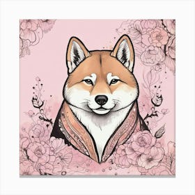 Shiba Inu 23 Canvas Print