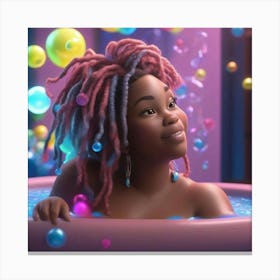 Bubble Bath Canvas Print