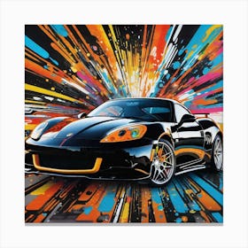 Sports Car 5 Canvas Print