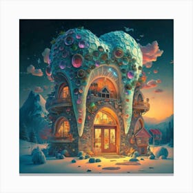 Tooth House Canvas Print