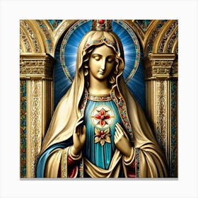 Virgin Mary 7 Canvas Print