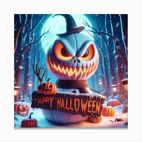 Happy Halloween 2 Canvas Print