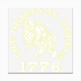 1776 Og Rebels Usa 4th Of July American Pride Canvas Print