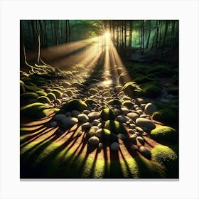 Mossy Forest 1 Canvas Print