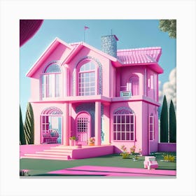 Barbie Dream House (44) Canvas Print