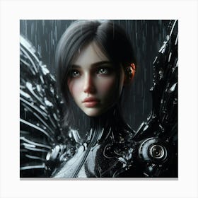 Cybernetic Girl Canvas Print