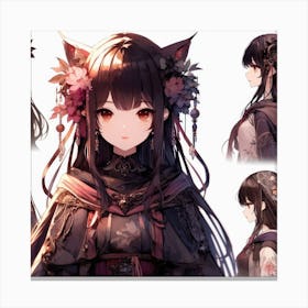 Anime Girl (32) Canvas Print