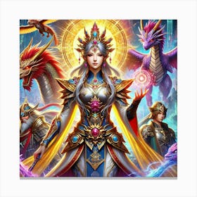 Empress Lian Joins The Alliance Canvas Print