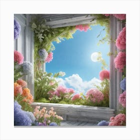 Hydrangea Garden Canvas Print