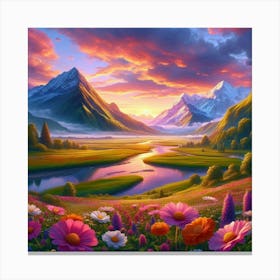 Paraíso perfecto Canvas Print