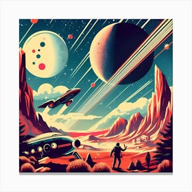 Space Art Canvas Print