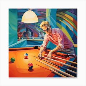 Pool Table 2 Canvas Print