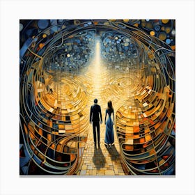 Lovers By Csaba Fikker 25 Canvas Print