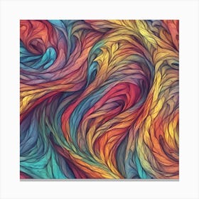 Colored Yarn Canvas Print