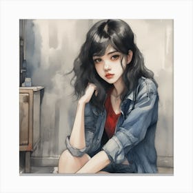 Asian Girl 19 Canvas Print