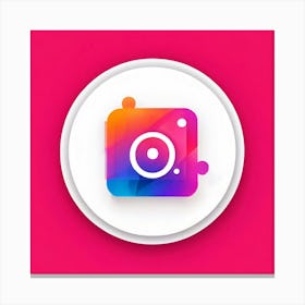 Instagram Social Media Networking Photography Platform App Icon Logo Camera Filters Photo (2) Canvas Print