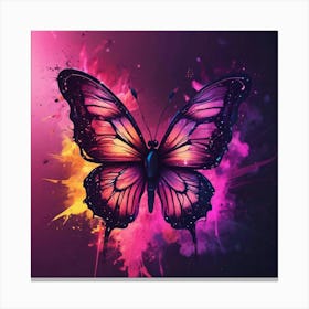 Butterfly Painting 300 Canvas Print