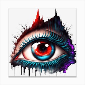 Eye Of The Gods Canvas Print